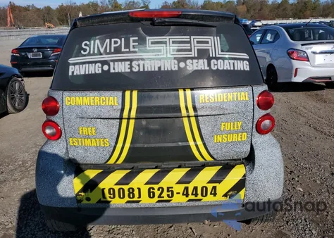 2013 Smart Fortwo Pure z USA, uszkodzony, nr VIN WMEEJ31X88K147216